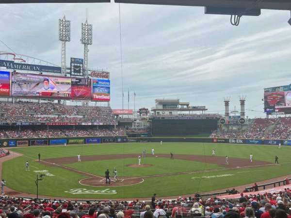 Great American Ball Park, section: 124, row: M, seat: 3