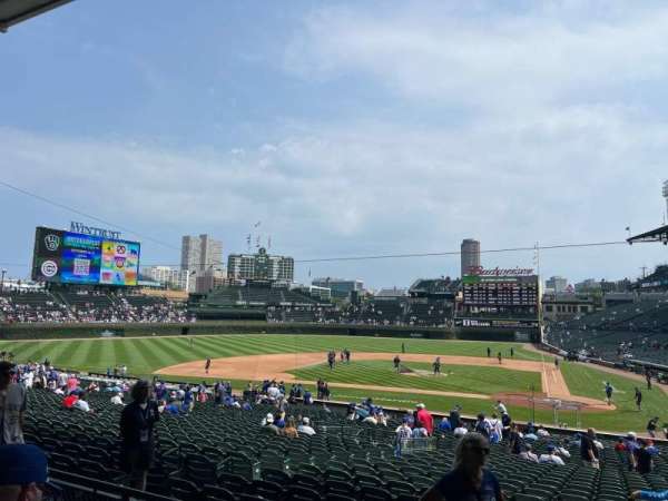 Wrigley Field, section: 214, row: 3, seat: 1