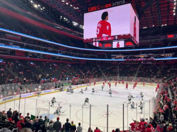 Little Caesars Arena, section: 114, row: 14
