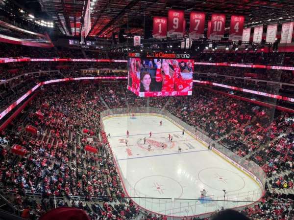 Little Caesars Arena, section: 221, row: 3