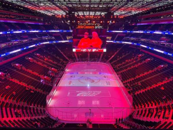 Little Caesars Arena, section: 219, row: 3, seat: 9