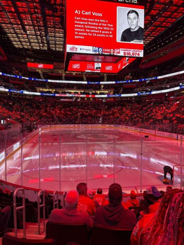 Little Caesars Arena, section: 116, row: 9, seat: 14&15