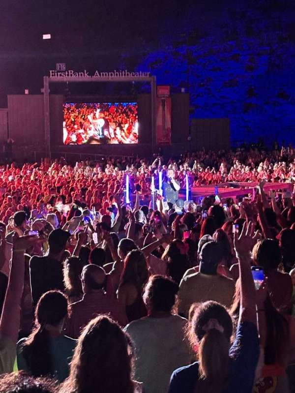 FirstBank Amphitheater, section: 307, row: K, seat: 3