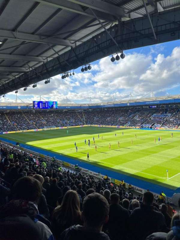 King Power Stadium, section: M3, row: DD, seat: 371
