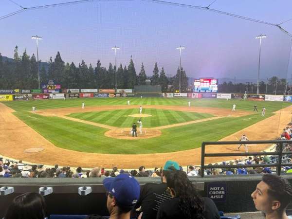 LoanMart Field, section: 1, row: 3, seat: 1