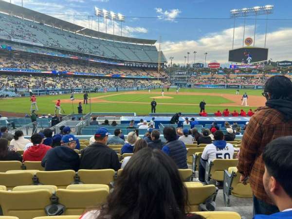Dodger Stadium, section: 16FD, row: J, seat: 1