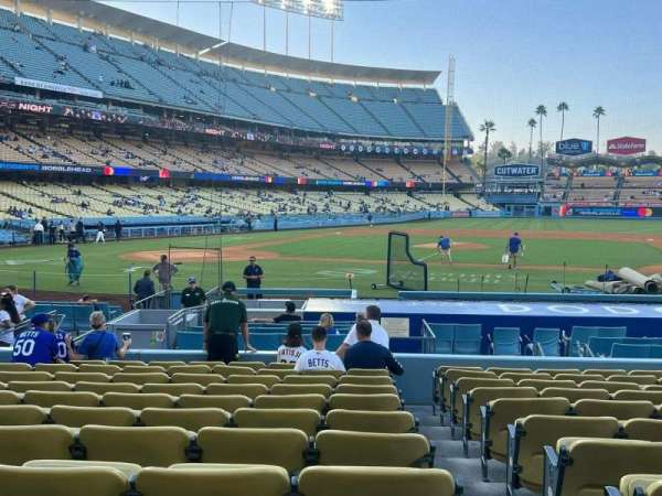 Dodger Stadium, section: 16FD, row: J, seat: 1