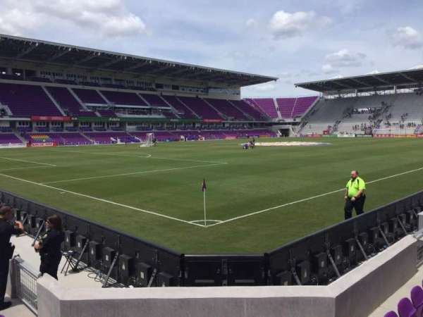 Inter&Co Stadium, section: 1, row: F, seat: 17