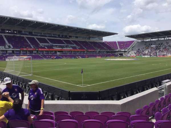 Inter&Co Stadium, section: 1, row: G, seat: 18