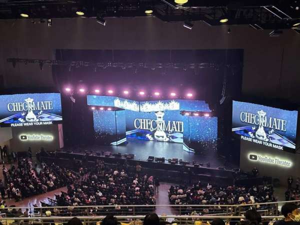 YouTube Theater, section: 306, row: H, seat: 4