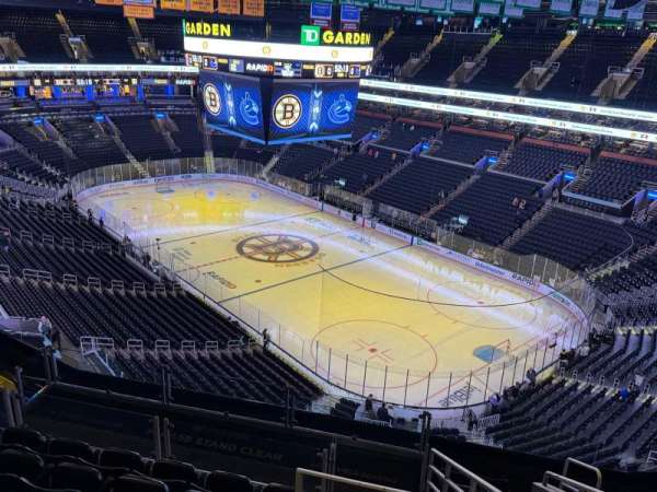 TD Garden, section: 312, row: 10, seat: 6