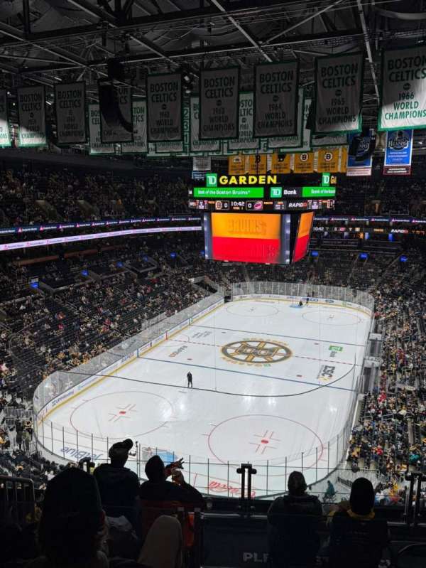 TD Garden, section: 307, row: 8, seat: 13