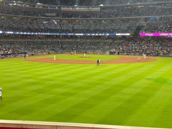 Truist Park, section: 154, row: 9, seat: 8