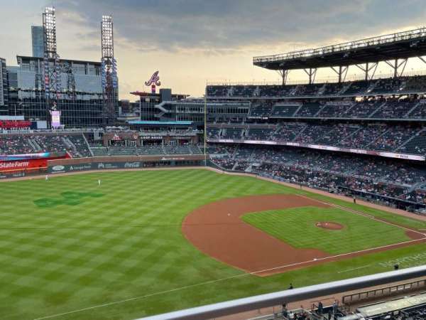 Truist Park, section: 337, row: 1, seat: 22