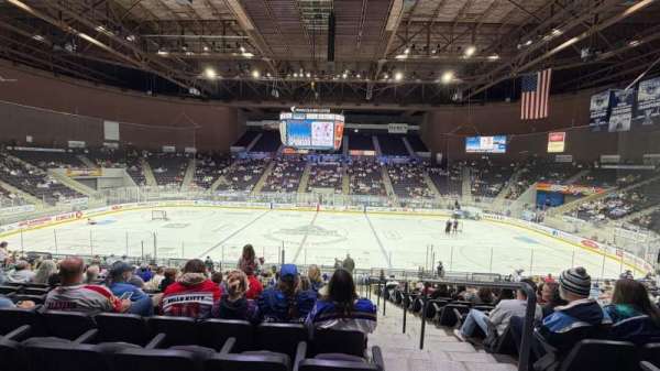 Pensacola Bay Center, section: 116, row: T, seat: 1
