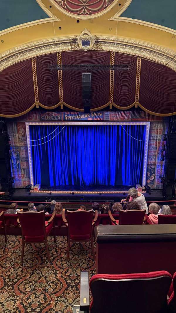 Orpheum Theatre, Minneapolis, section: Balcony 6, row: J, seat: 1