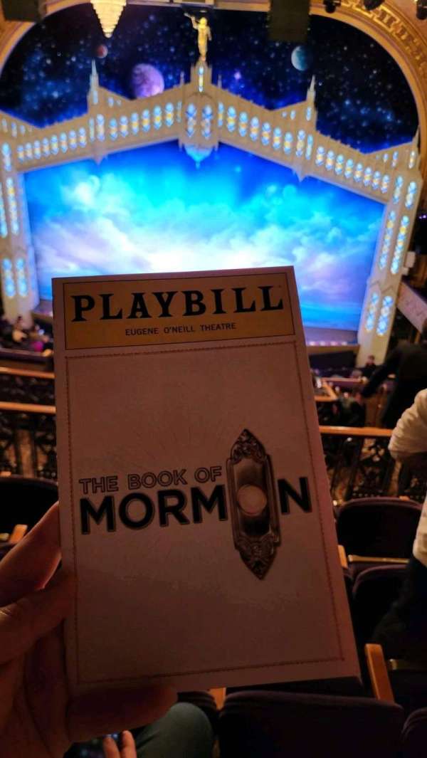Eugene O'Neill Theatre, section: Mezzanine C, row: J, seat: 110