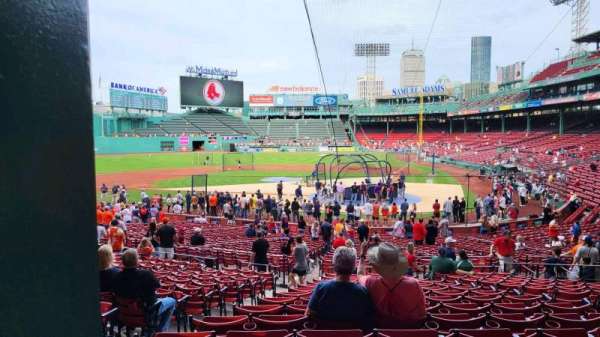 Fenway Park, section: Grandstand 23, row: 2, seat: 15