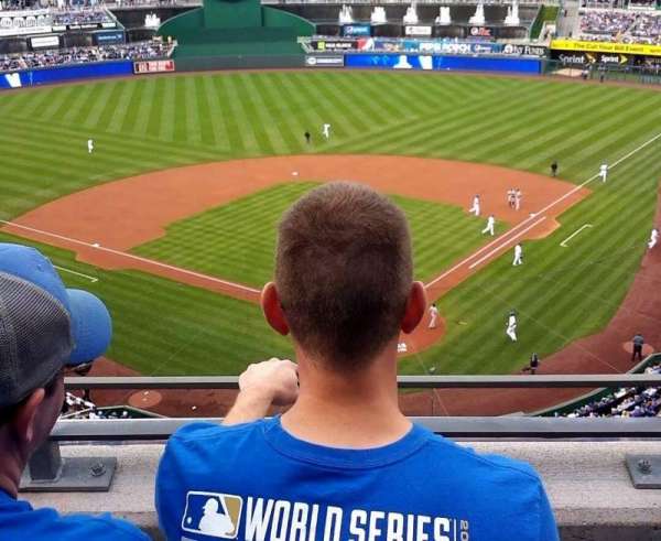 Kauffman Stadium, section: 419, row: J, seat: 8