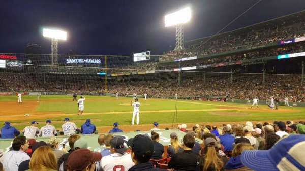 Fenway Park, section: Field Box 63, row: K, seat: 2