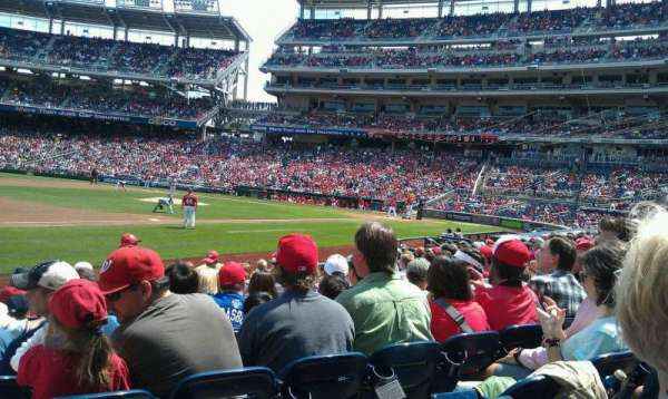 Nationals Park, section: 113, row: N, seat: 10