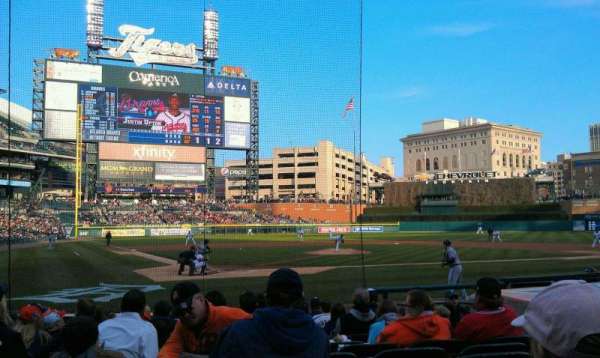 Comerica Park, section: 125, row: 14, seat: 6