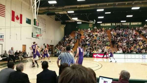 Patrick Gym, section: 8, row: C, seat: 41
