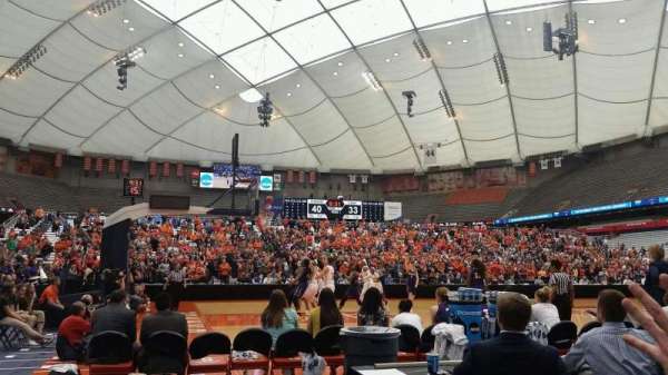 JMA Wireless Dome, section: 109, row: CC, seat: 14