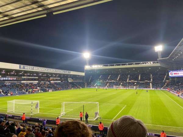 The Hawthorns, section: A2, row: AA, seat: 16