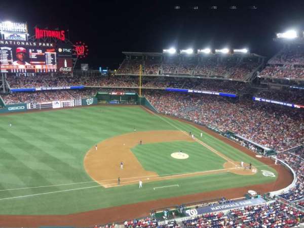 Nationals Park, section: 406, row: A, seat: 9