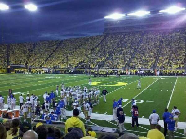 Autzen Stadium, section: 30PR, row: 11, seat: 5