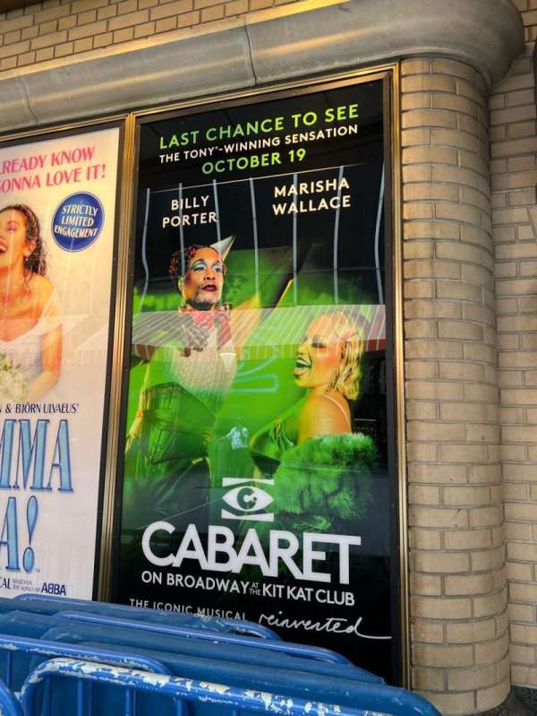 August Wilson Theatre, section: Kit Kat Klub Mezzanine 4, row: D, seat: 201