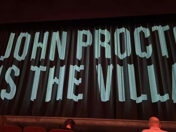 Booth Theatre, section: Orchestra C, row: B, seat: 107