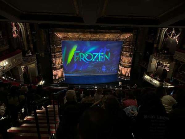 Theatre Royal Drury Lane, section: Grand Circle, row: G, seat: 34