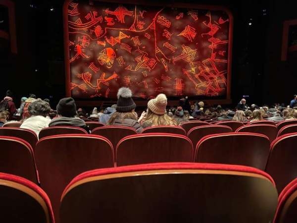 Minskoff Theatre, section: Orchestra C, row: S, seat: 107