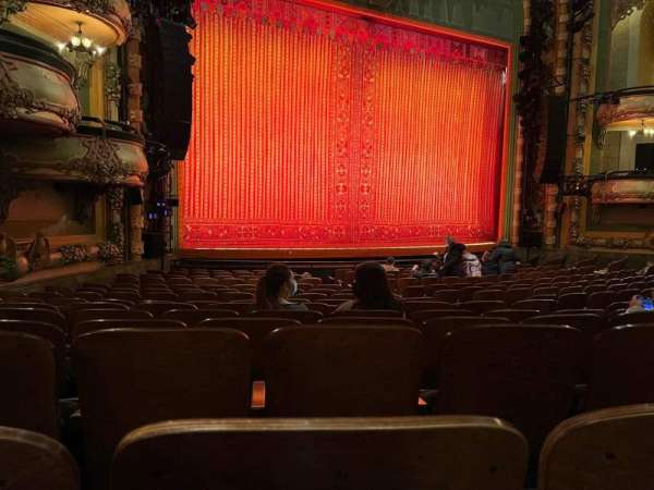 New Amsterdam Theatre, section: Orchestra L, row: Q, seat: 17