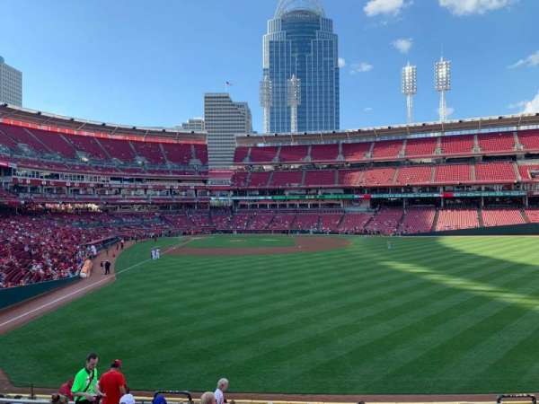 Great American Ball Park, section: 141, row: Q, seat: 16
