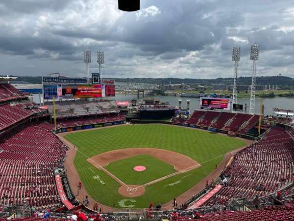 Great American Ball Park, section: 524, row: V, seat: 1