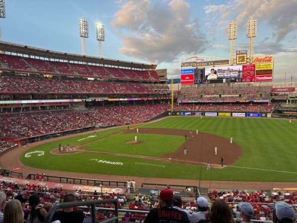 Great American Ball Park, section: 304, row: E, seat: 18