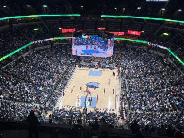 FedEx Forum, section: 201, row: Q, seat: 11