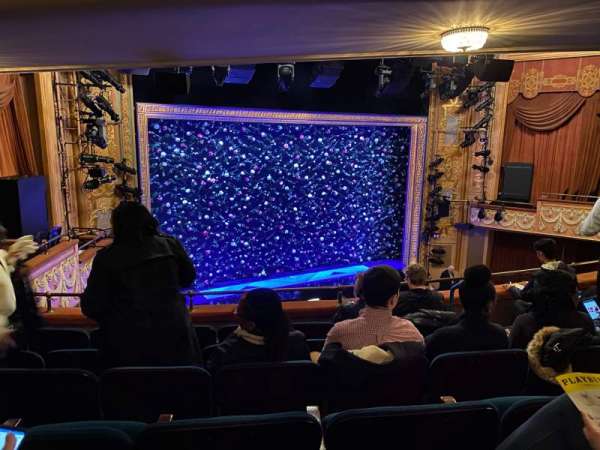 Longacre Theatre, section: Mezzanine L, row: J, seat: 14