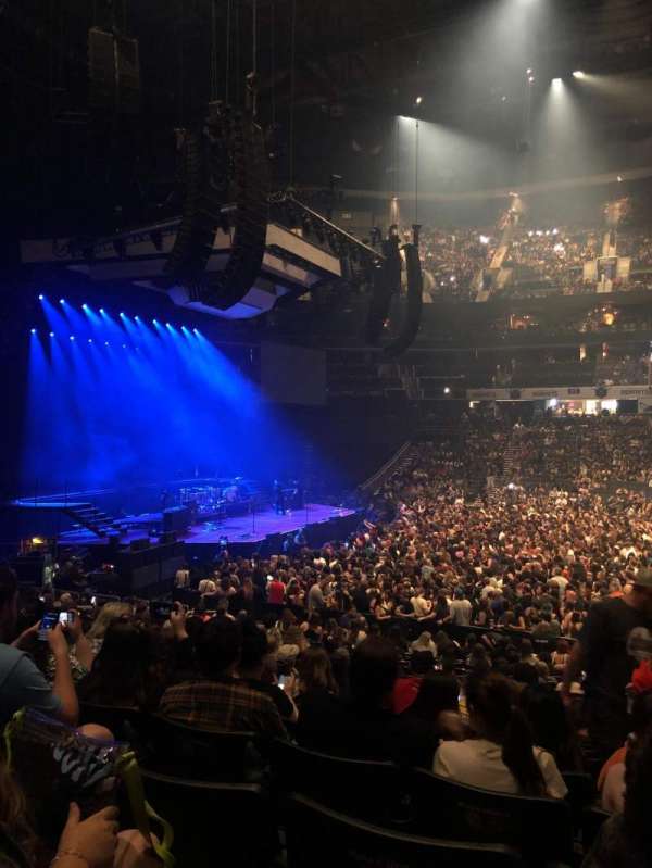 Spectrum Center, section: 106, row: Q, seat: 2
