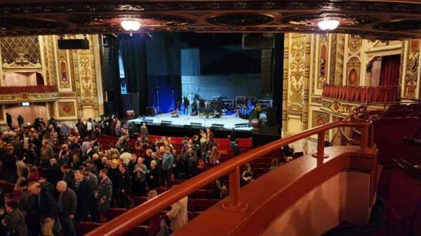 Cadillac Palace Theater, section: Dress Circle R, row: KK, seat: 2