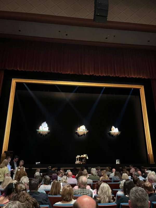 Belk Theater, section: ORCHESTRA FRONT C, row: G, seat: 312
