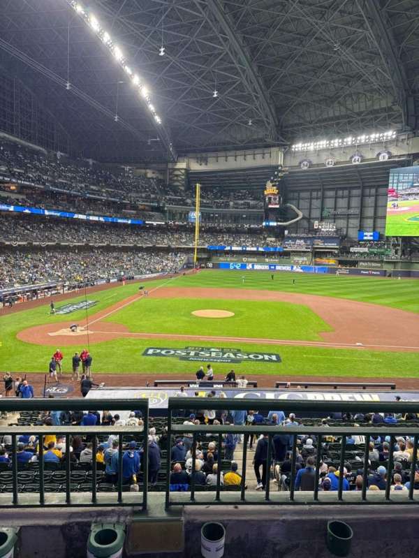 American Family Field, section: 214, row: 2, seat: 15