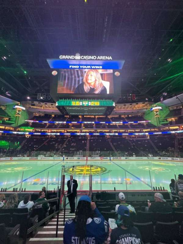 Grand Casino Arena, section: 210, row: 10, seat: 20