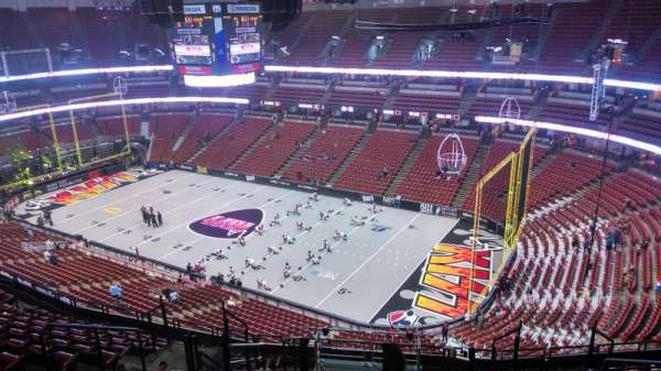 Honda Center, section: 407, row: N, seat: 8