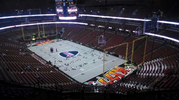 Honda Center, section: 405, row: N, seat: 8