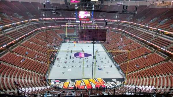 Honda Center, section: 401, row: N, seat: 8