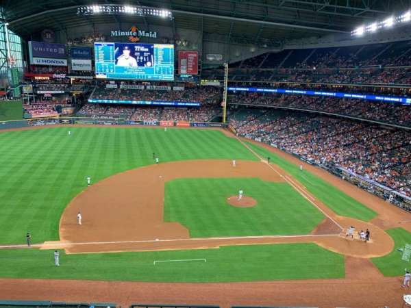 Daikin Park, section: 313, row: 1, seat: 11